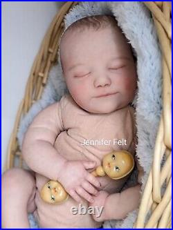 WILLIAMS NURSERY Reborn Baby BOY Newborn Doll 19 Realborn June Asleep COA