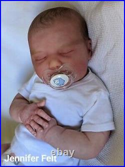 WILLIAMS NURSERY Reborn Baby BOY Newborn Doll 19 Realborn June Asleep COA