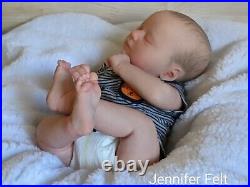 WILLIAMS NURSERY Reborn Baby BOY Newborn Doll 19 Realborn Marnie Asleep COA