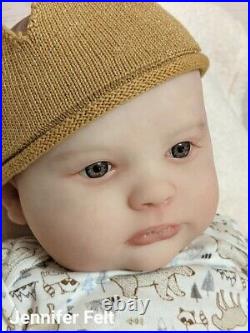 WILLIAMS NURSERY Reborn Baby BOY Toddler Doll 23 Realborn 3 months Joseph Awake