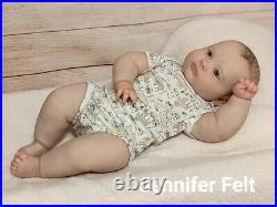 WILLIAMS NURSERY Reborn Baby BOY Toddler Doll 23 Realborn 3 months Joseph Awake