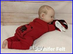 WILLIAMS NURSERY Reborn Baby BOY Toddler Doll 23 Realborn 3 months Joseph Awake