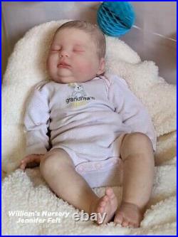 WILLIAMS NURSERY Reborn Baby GIRL Doll 20 Newborn Spice by Donna RuBert Painted