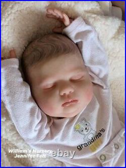 WILLIAMS NURSERY Reborn Baby GIRL Doll 20 Newborn Spice by Donna RuBert Painted