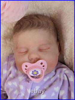 WILLIAMS NURSERY Reborn Baby GIRL Doll 20 Newborn Spice by Donna RuBert Painted