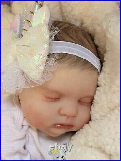 WILLIAMS NURSERY Reborn Baby GIRL Doll 20 Newborn Spice by Donna RuBert Painted