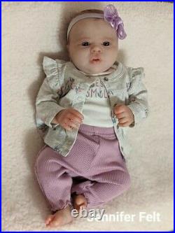 WILLIAMS NURSERY Reborn Baby GIRL Newborn Doll 18 Realborn Ever Awake Realism