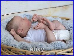 WILLIAMS NURSERY Reborn Baby GIRL Newborn Doll 18 Realborn Katie Sleeping COA