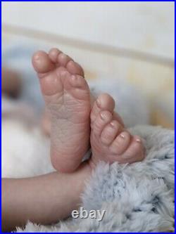 WILLIAMS NURSERY Reborn Baby GIRL Newborn Doll 18 Realborn Katie Sleeping COA