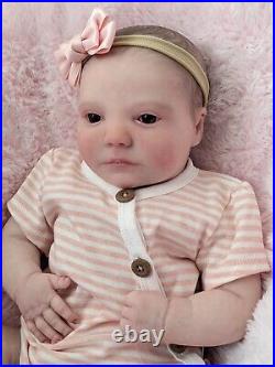 WILLIAMS NURSERY Reborn Baby GIRL Newborn Doll 19 Realborn June Awake COA