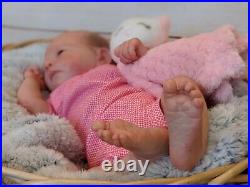 WILLIAMS NURSERY Reborn Baby GIRL Newborn Doll 20 Realborn Ruby Awake COA