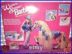 Western Stampin' Barbie & Western Star Horse New