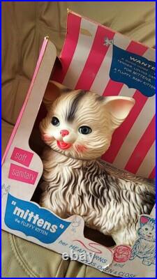 White Day 1960 Edward Mobley Sleeping Eye Kitten Soft Vinyl Doll MINT with Box JP