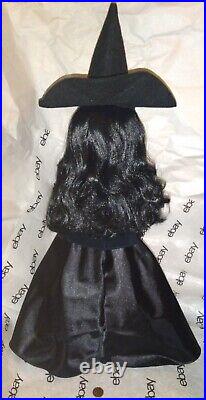 Wizard of Oz Madame Alexander WICKED WITCH Vinyl Doll GREEN SKIN withHAT 18T RARE