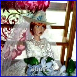 Xrare Danbury Mint Reba Mcentire Country Western 16 Vinyl Bride Doll-excellent