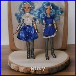 Zombies Addison Wells Doll Figure Blue Prom Dress HTF Articulated Lot 3 Dolls