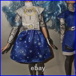 Zombies Addison Wells Doll Figure Blue Prom Dress HTF Articulated Lot 3 Dolls