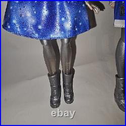 Zombies Addison Wells Doll Figure Blue Prom Dress HTF Articulated Lot 3 Dolls